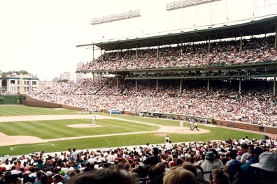 View of Cubs Game 7-31-93